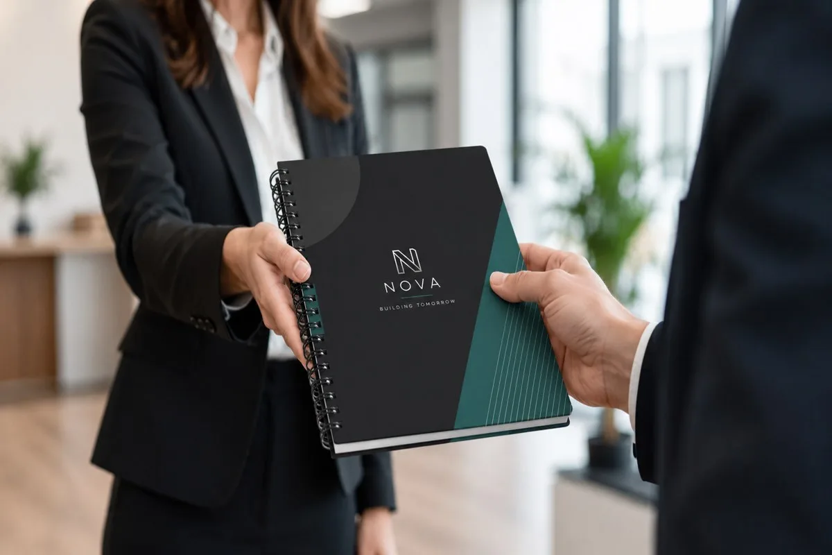 cuaderno corporativo personalizado