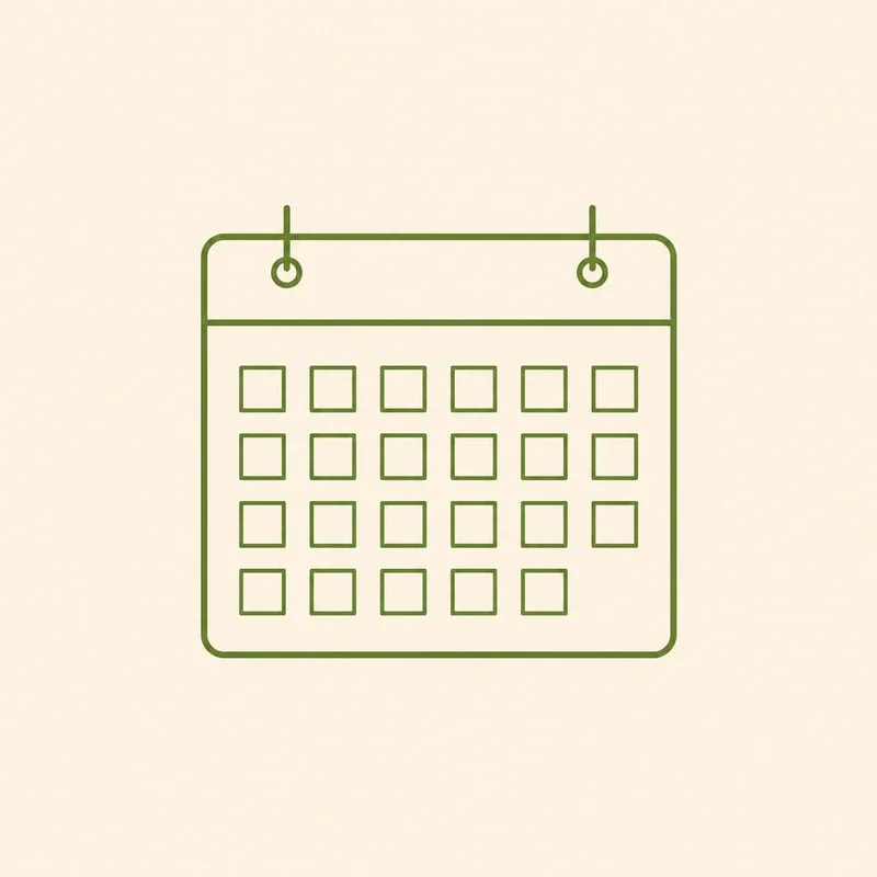 calendario mural