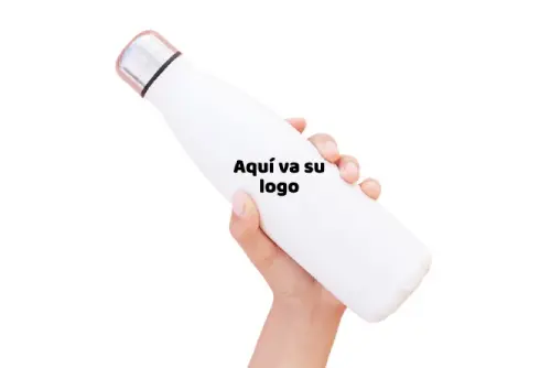 Botilito con la indicación para incluir logo de la marca