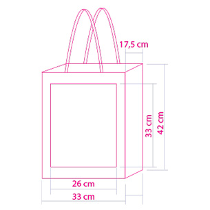 Bolsa Ecológica con Fuelle<br>Ref:406