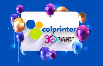 Colprinter celebra sus 30 años de trayectoria resaltando la calidad y compromiso.